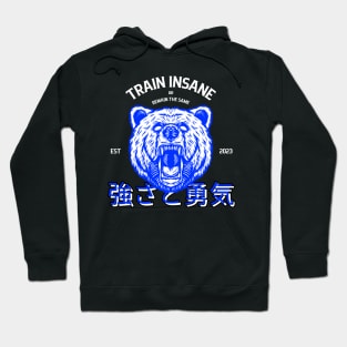 Train Insane Bear lifting Hoodie